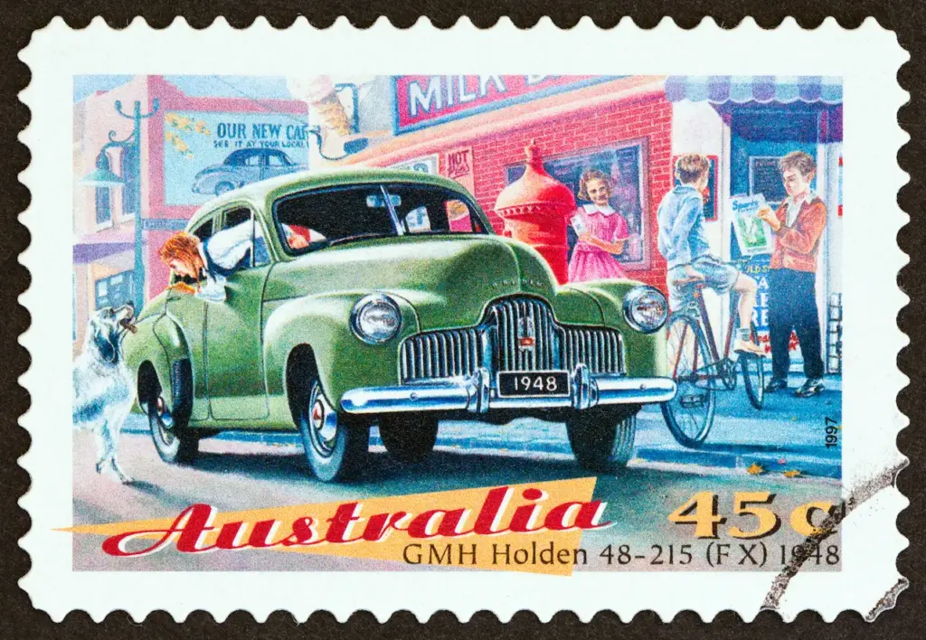 GM Holden 48-215 Stamp