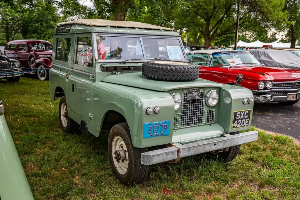 A Vintage Land Rover Series IIA 